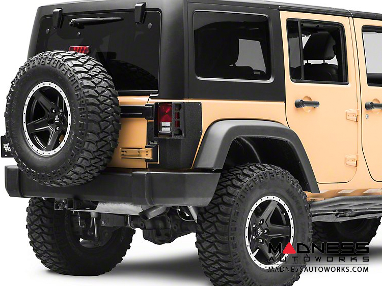 Jeep Wrangler JK XHD Rear Corner Guards - 4 Door